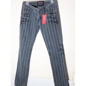 Guess premium denim Stripe Skinny Jeans NWT 29